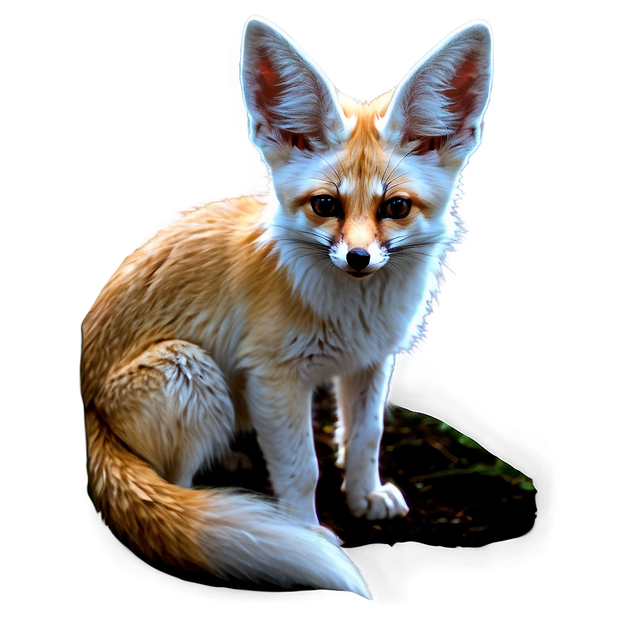 Fennec Fox Black And White Sketch Png Nac69