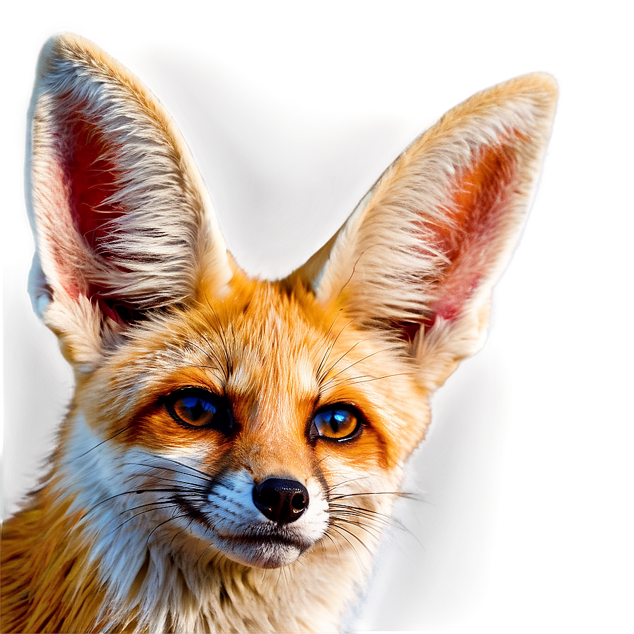 Fennec Fox Ears Detail Png Oje