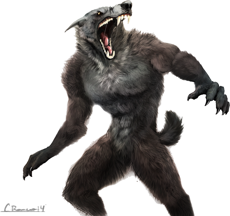 Ferocious Werewolf Artwork