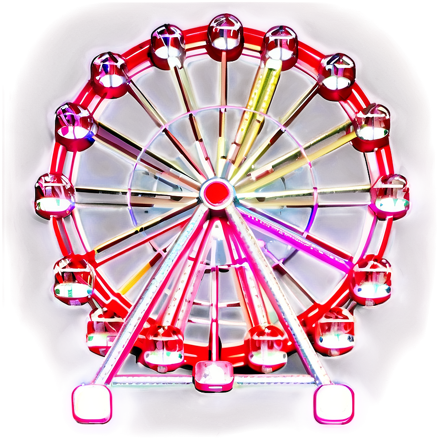 Ferris Wheel Neon Sign Png Uen65