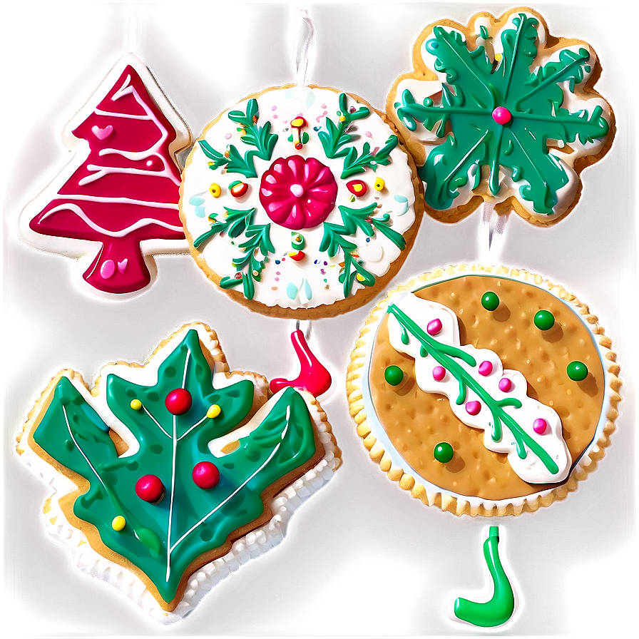 Festive Biscuit Decorations Png Rhh