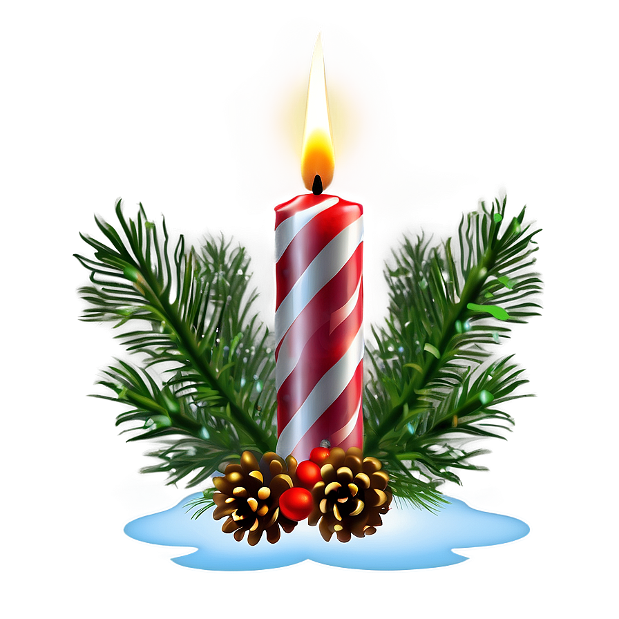 Festive Candle Light Png 79