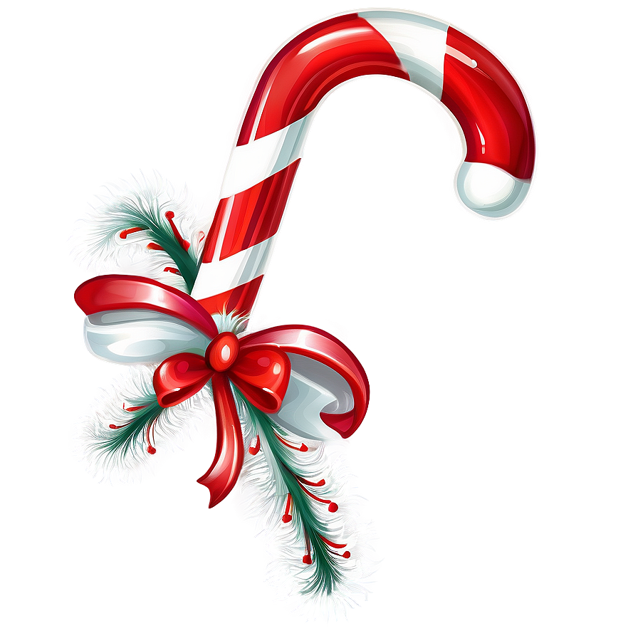 Festive Candy Cane Clipart Png Xib