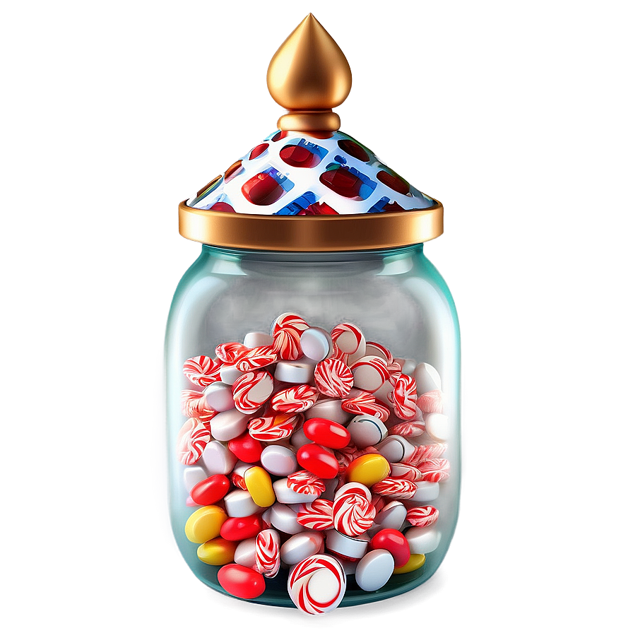 Festive Candy Jar Png 40