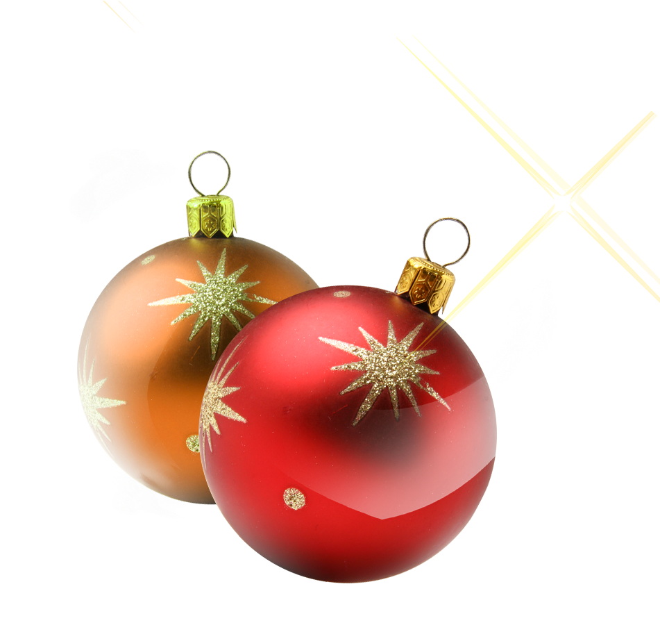 Festive Christmas Baubles