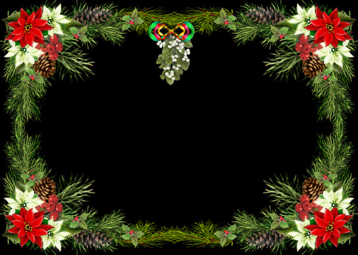 Festive Christmas Border Design