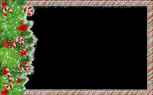 Festive Christmas Frame Border