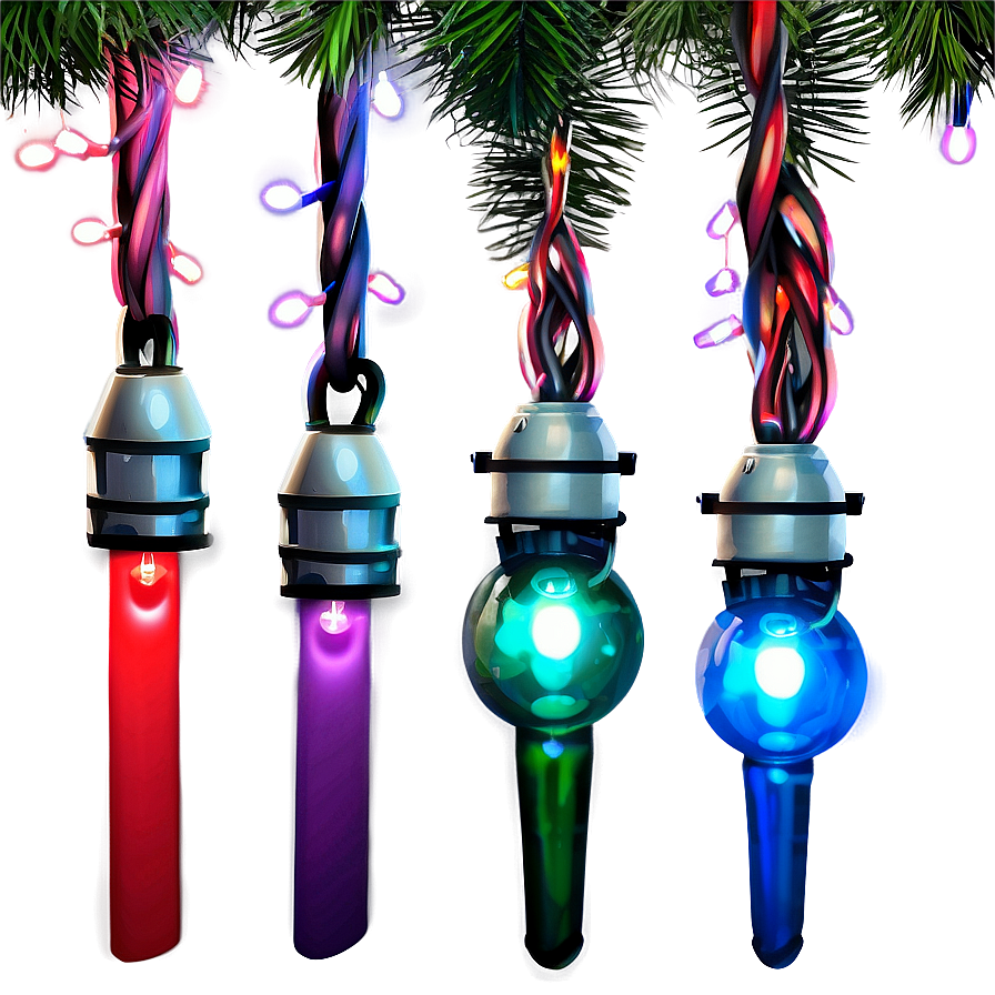 Festive Christmas Lights Png 42