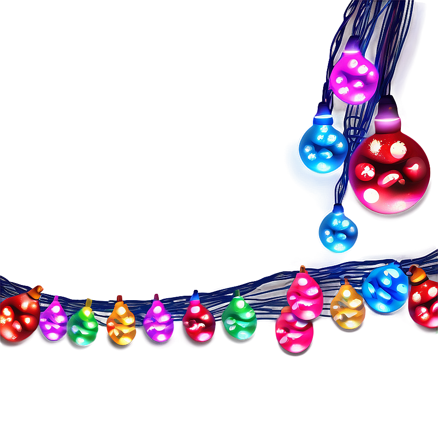 Festive Christmas Lights Png Ody