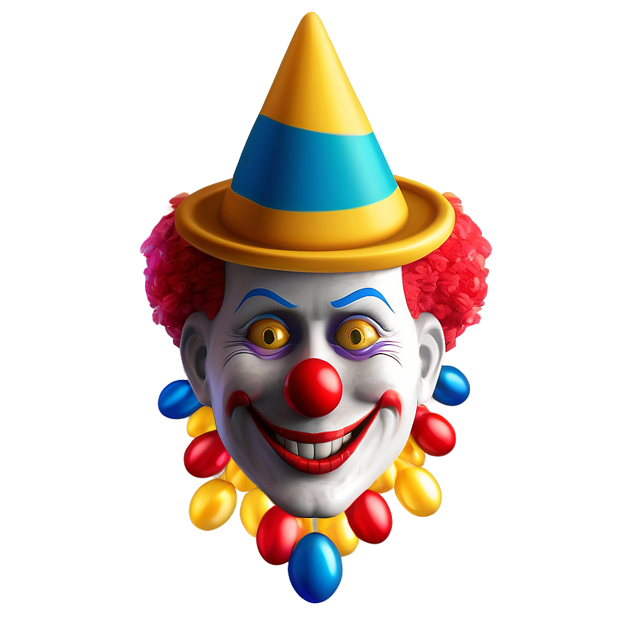 Festive Clown Emoji Png 10