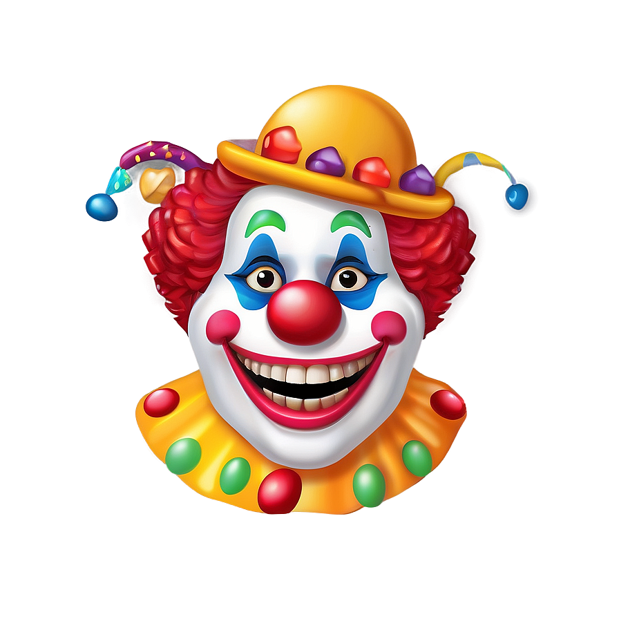 Festive Clown Emoji Png Iao62