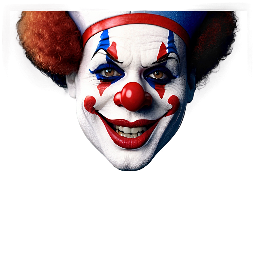 Festive Clown Face Design Png Kdt65