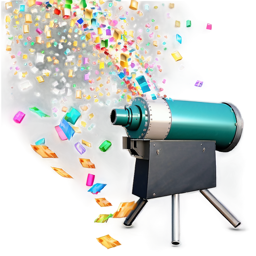 Festive Confetti Cannon Explosion Png Ygq