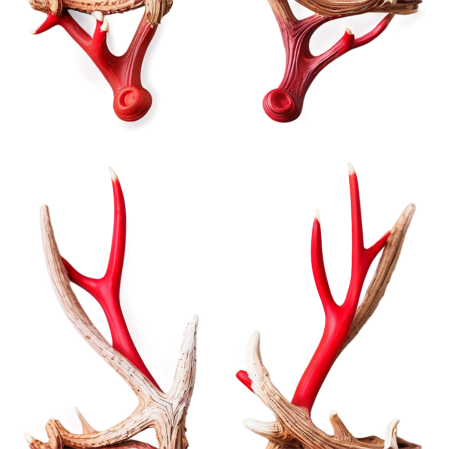 Festive Deer Antler Decoration Png 06122024