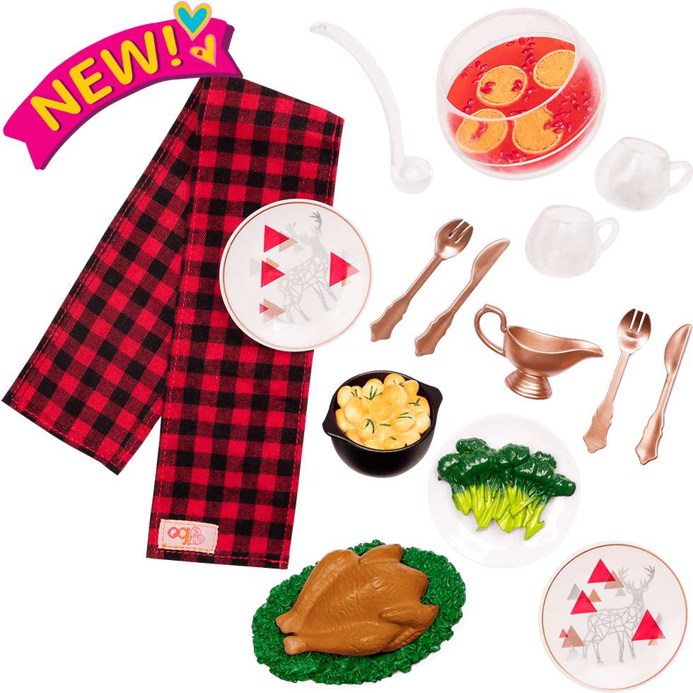 Festive Dinner Playset Items