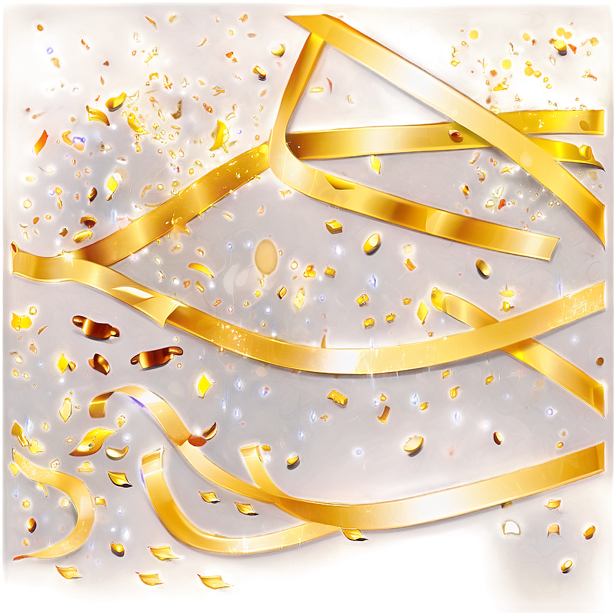 Festive Gold Confetti Png Xhy14