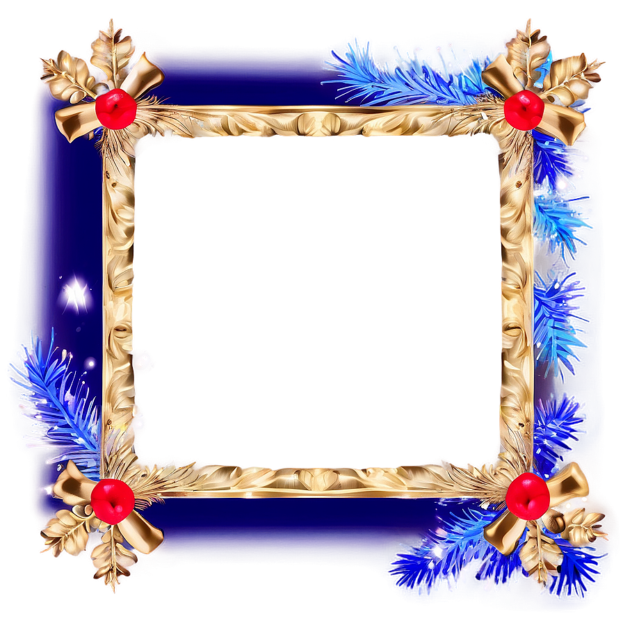 Festive Gold Frame Png 66