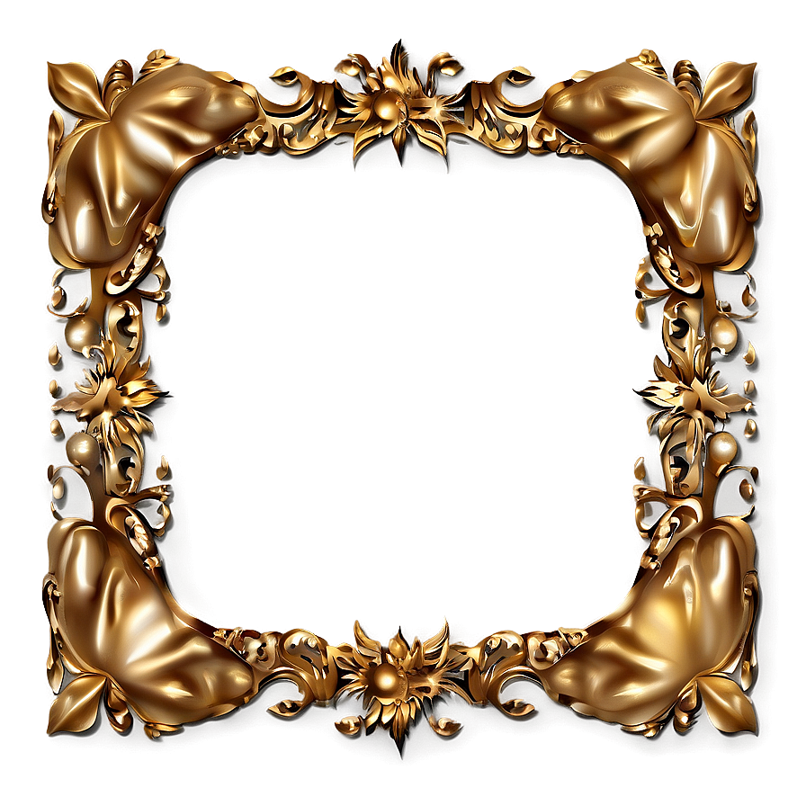 Festive Gold Frame Png 69