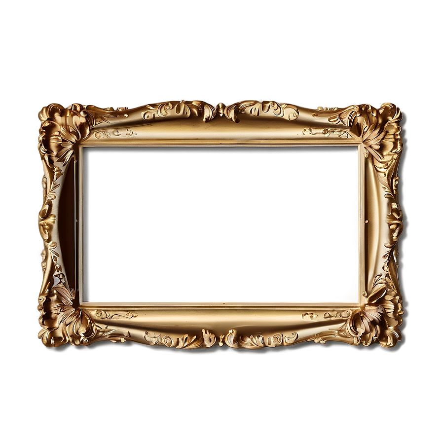 Festive Gold Frame Png Bah