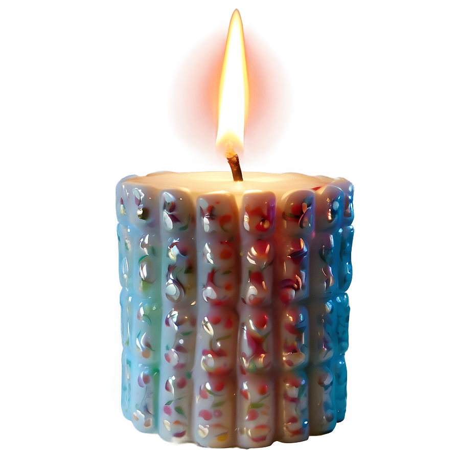 Festive Holiday Candle Png 05242024