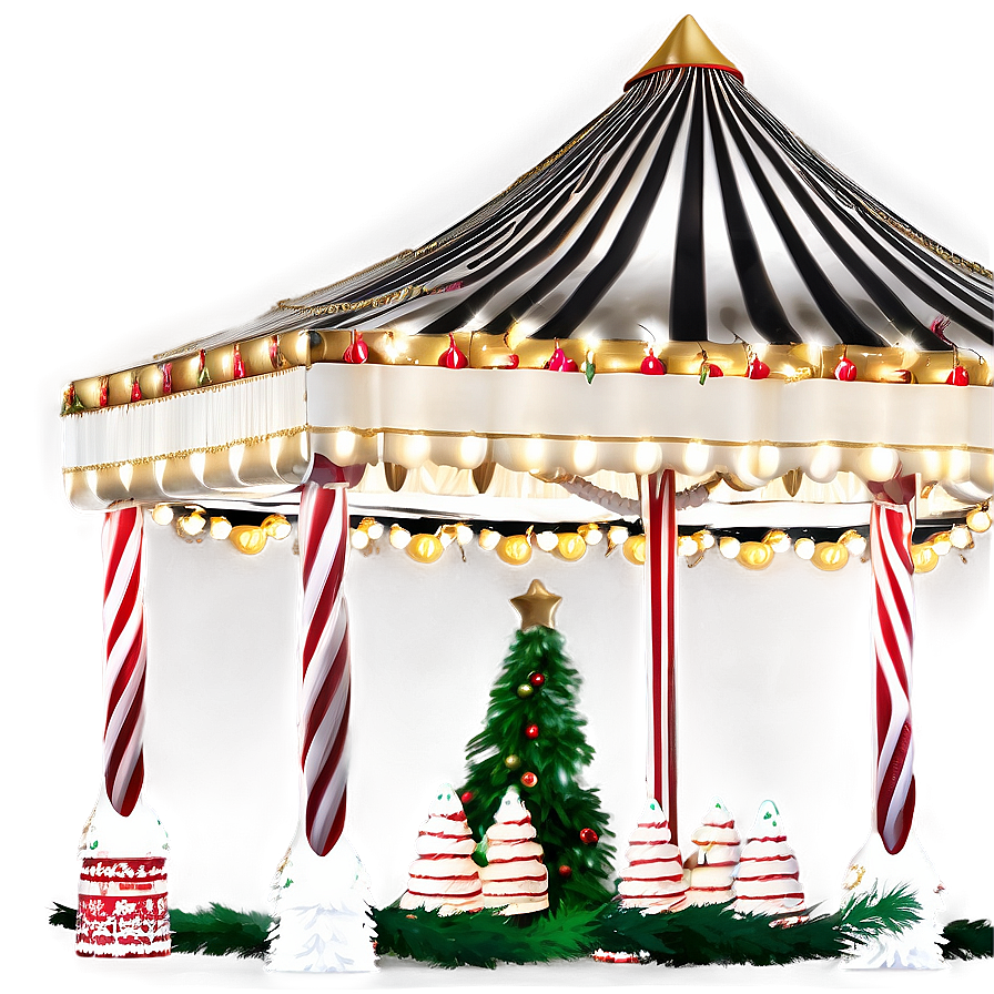 Festive Holiday Marquee Png Cbq