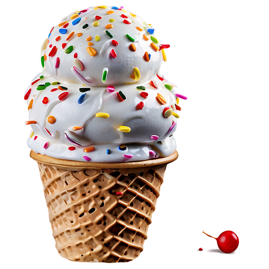 Festive Ice Cream Cone Png Xji