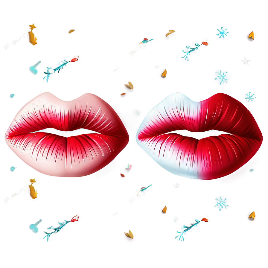 Festive Kissy Lips Png Mbb