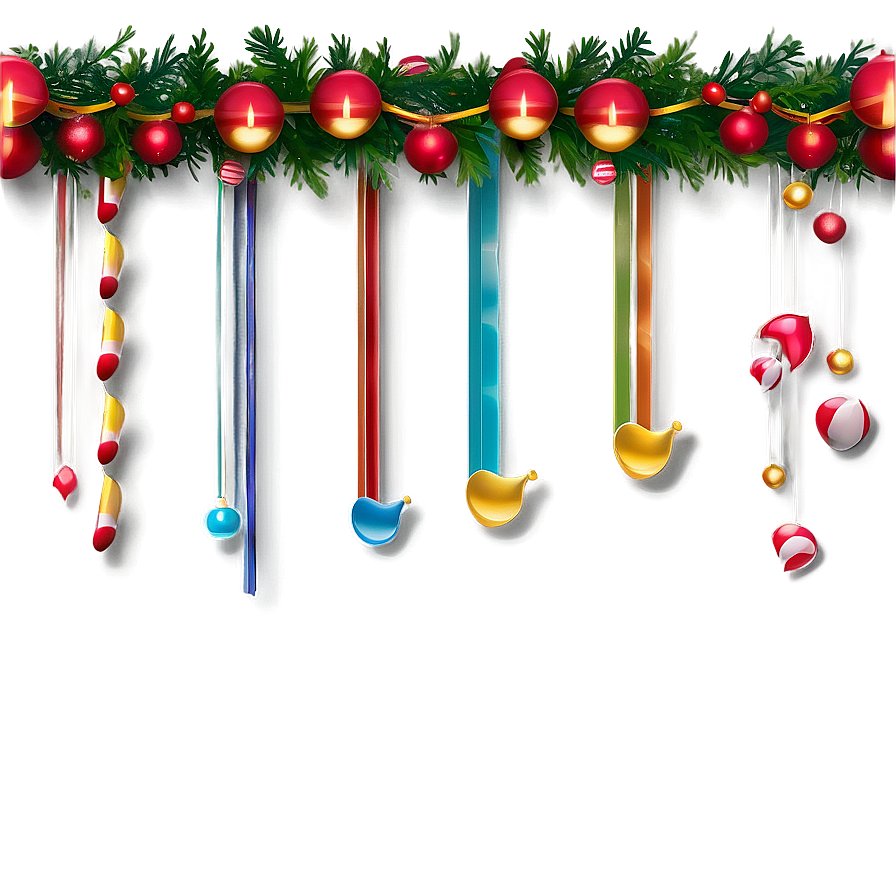 Festive Line Border Png 06262024