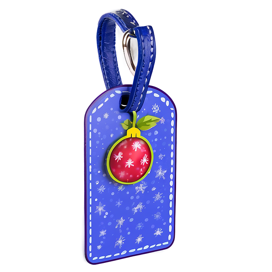 Festive Luggage Tag Png Nnt