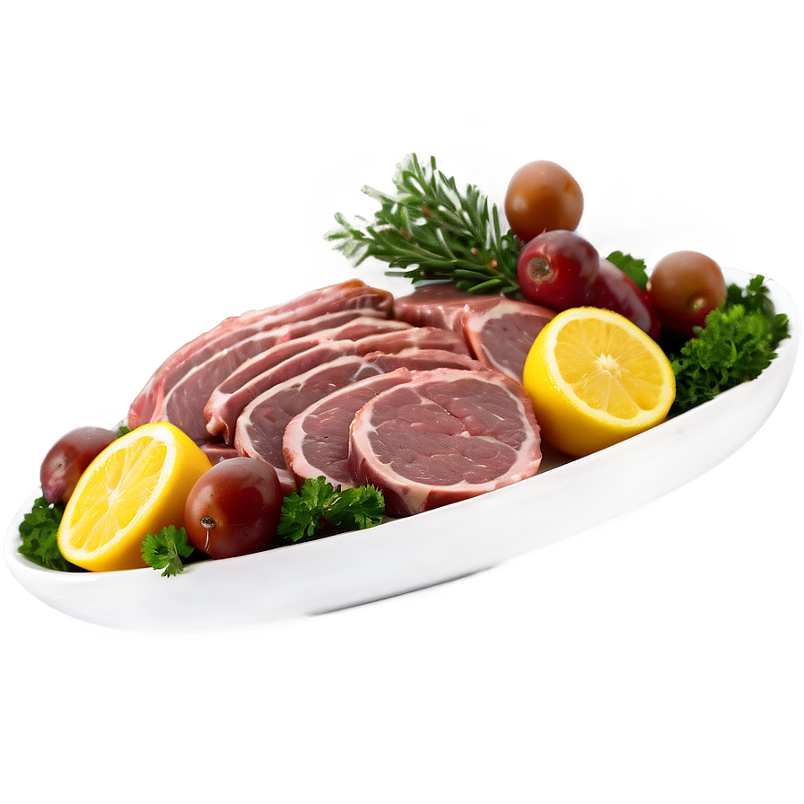 Festive Meat Platter Png 97