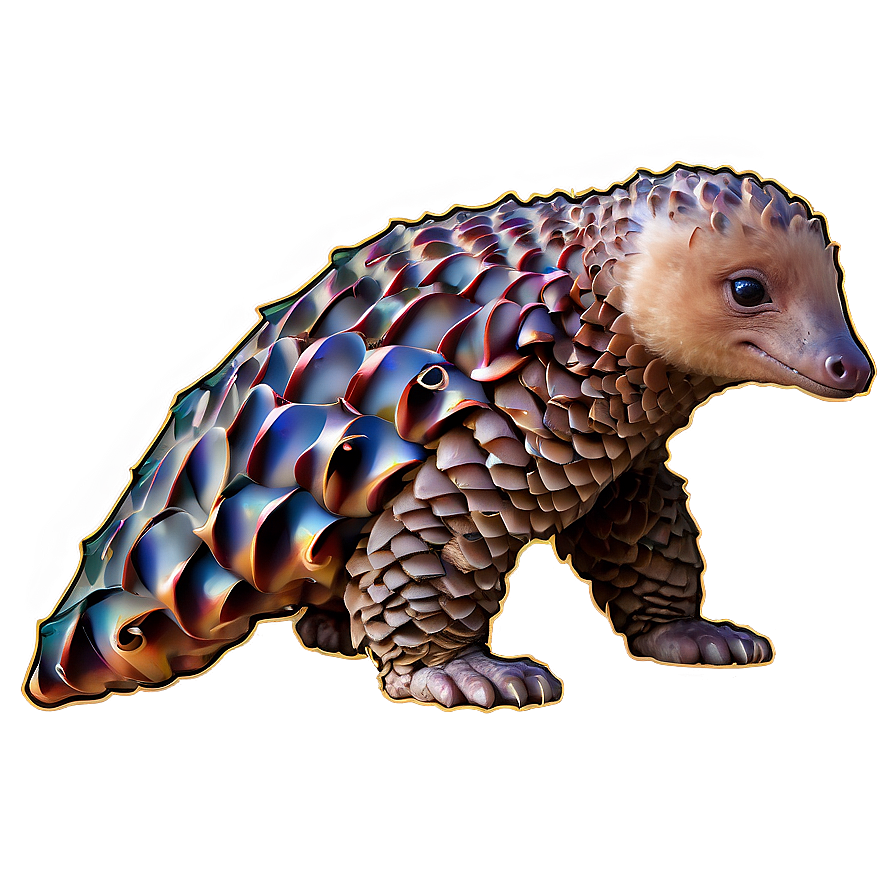 Festive Pangolin Celebration Png Fip36