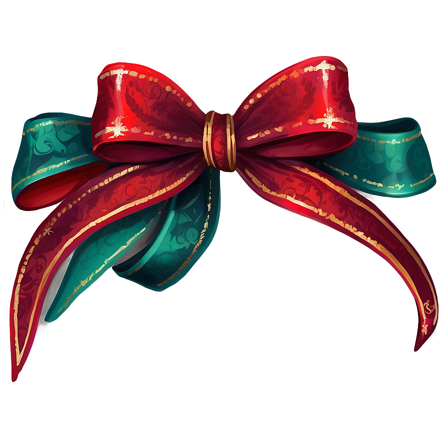 Festive Red Bow Png 47