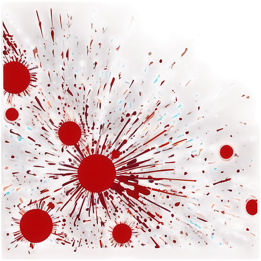 Festive Red Splatter Texture Png Ksj21