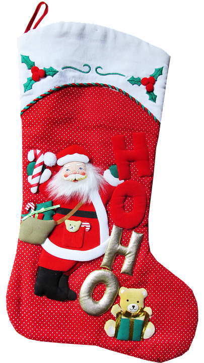 Festive Santa Christmas Stocking