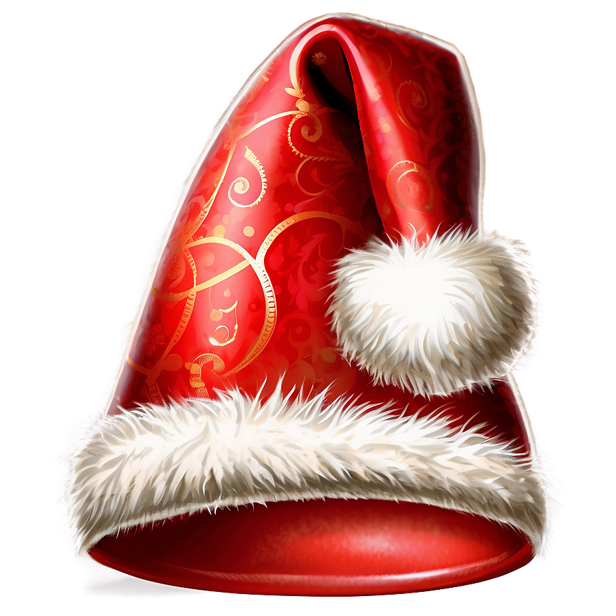 Festive Santa Hat Illustration Png 06262024