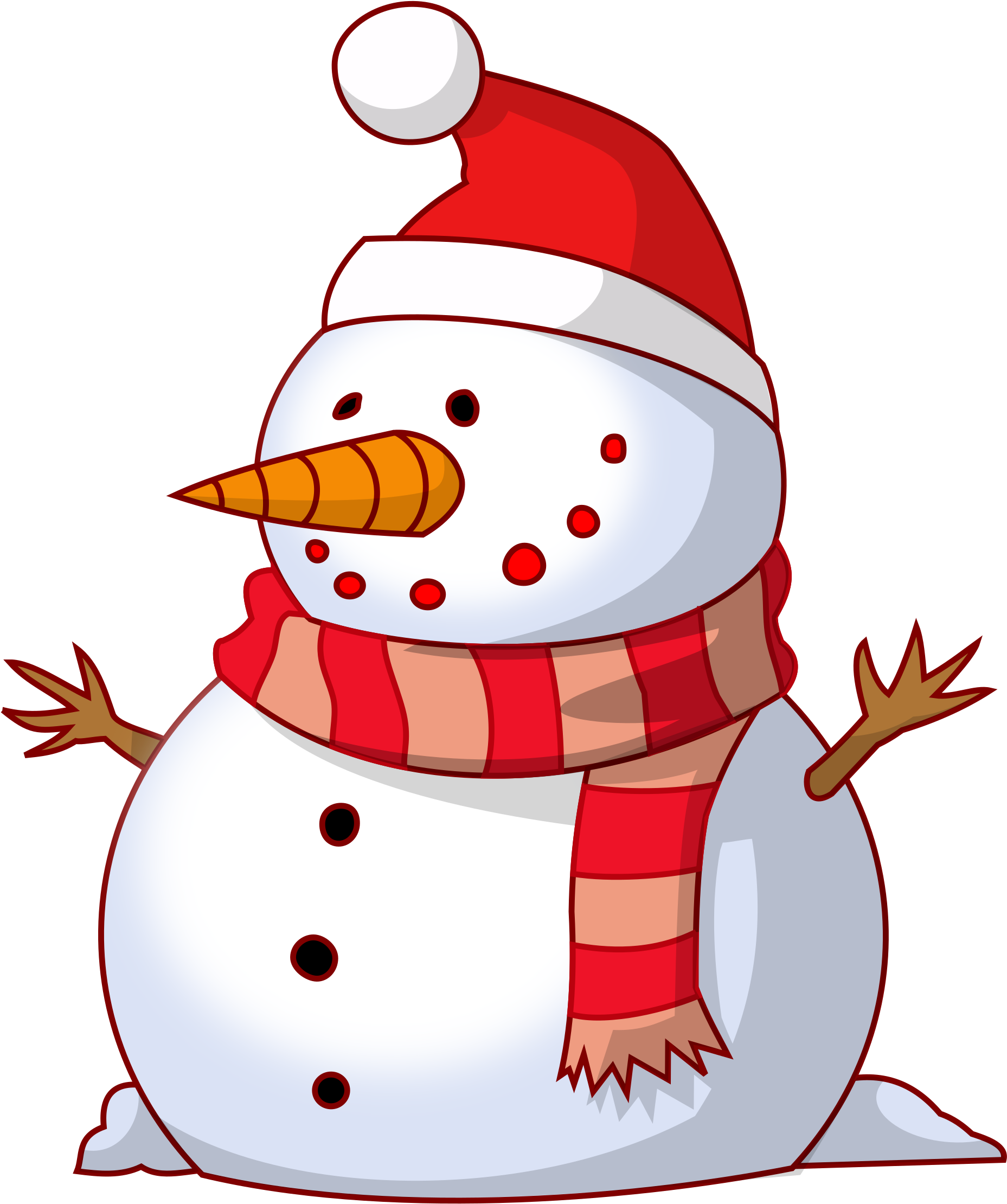 Festive Snowman Clipart