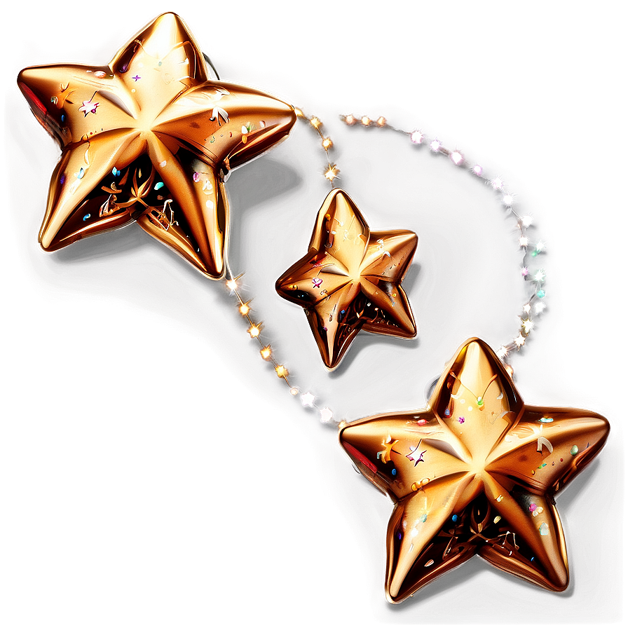 Festive Sparkle Stars Png Sxa