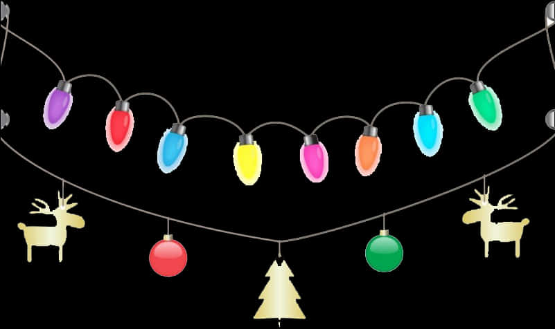 Festive String Lights Decoration