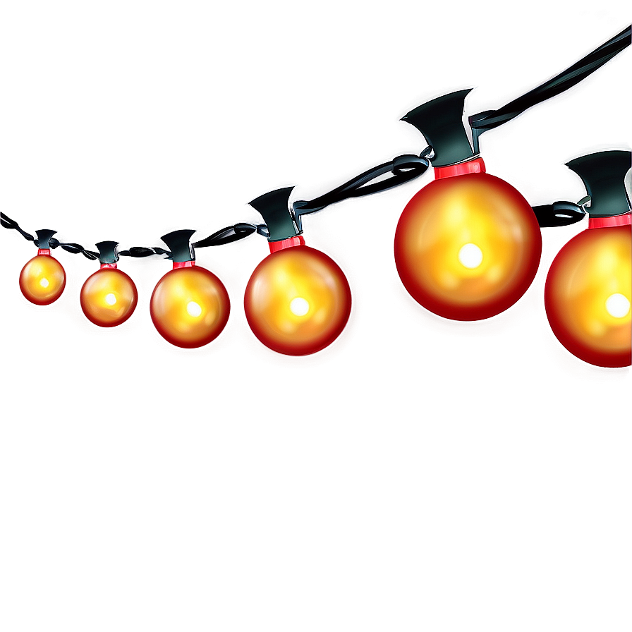 Festive String Lights Png Kgg95