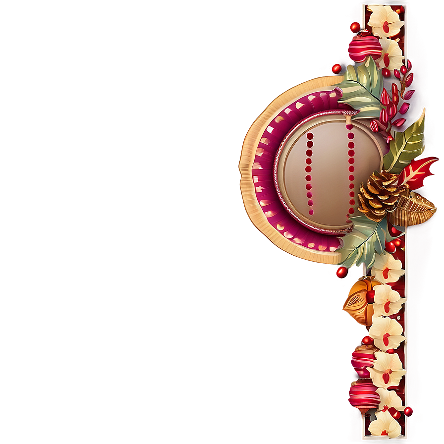 Festive Thanksgiving Border Png Vtb