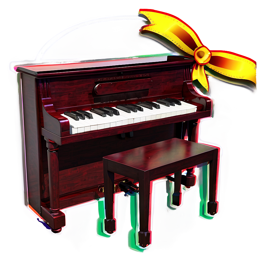 Festive Upright Piano For Holidays Png Weh