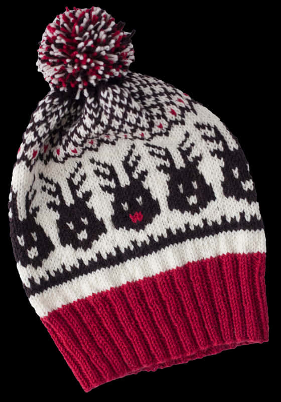 Festive Winter Knit Hat