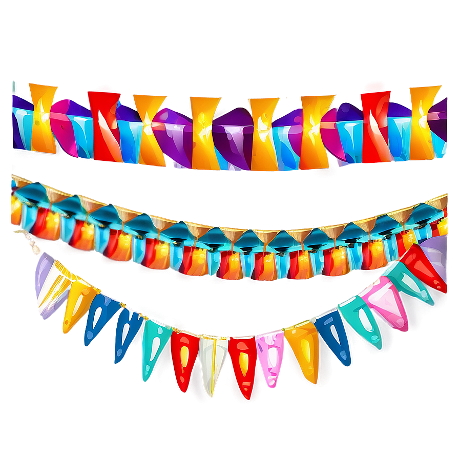 Festoon Party Streamers Png Kmg