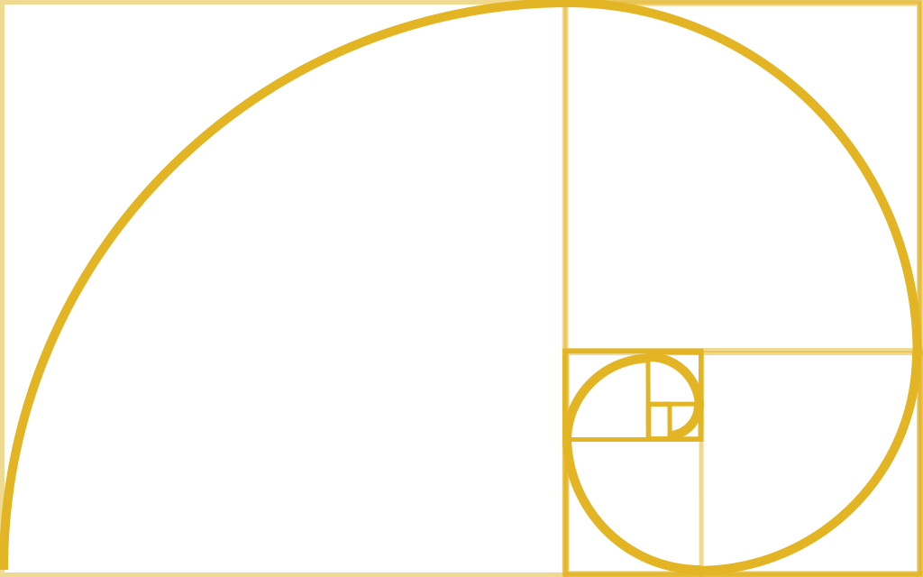 Fibonacci Spiral Graphic