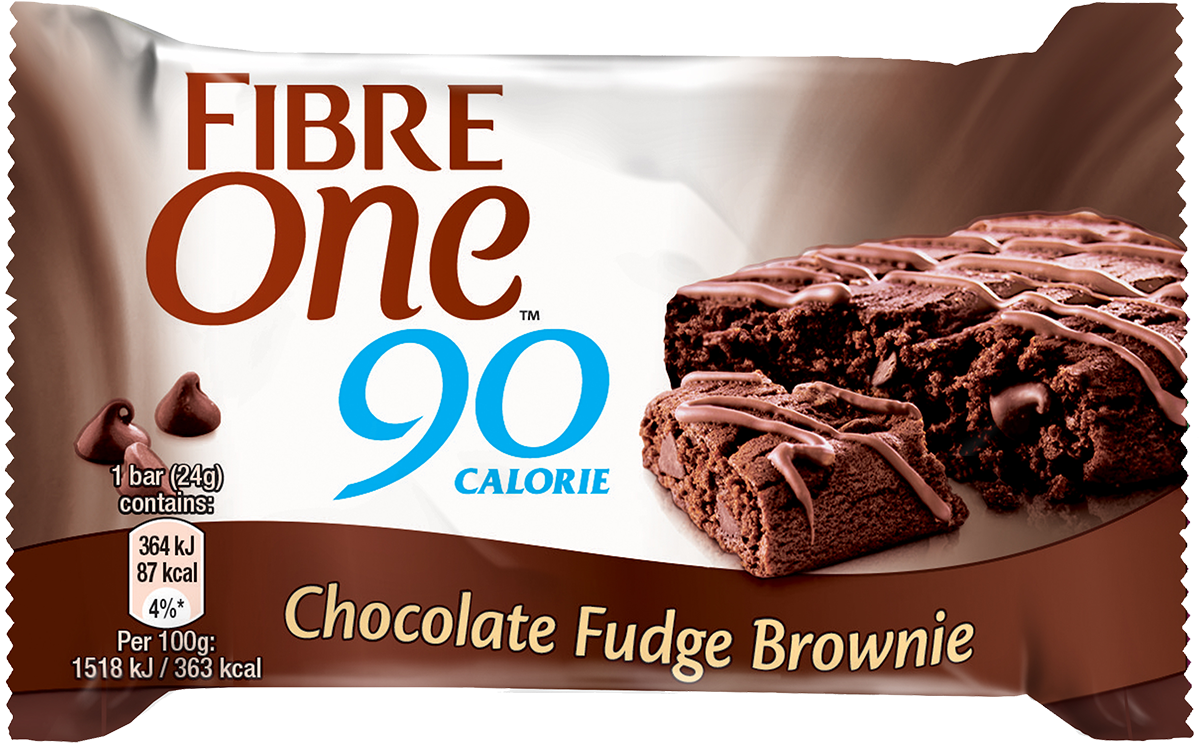 Fibre One Chocolate Fudge Brownie Packaging