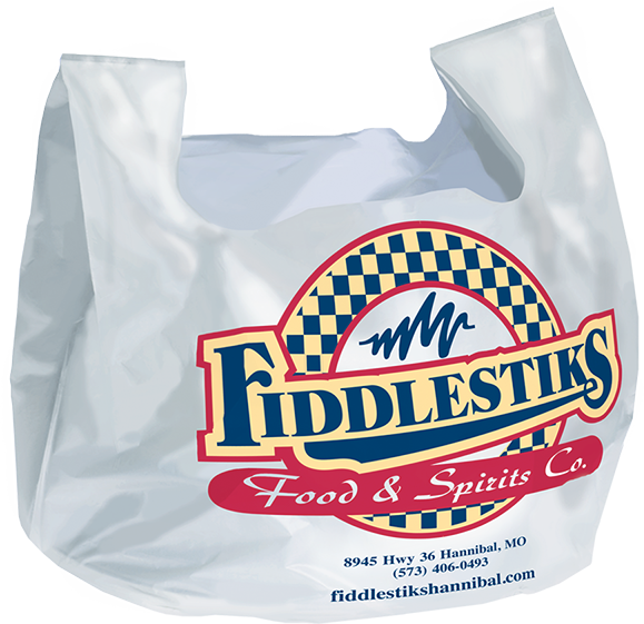 Fiddlesticks Branded Plastic Bag