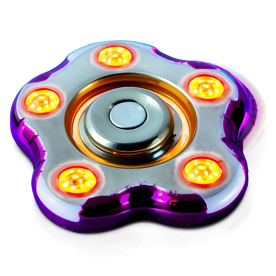 Fidget Spinner With Led Png Oql