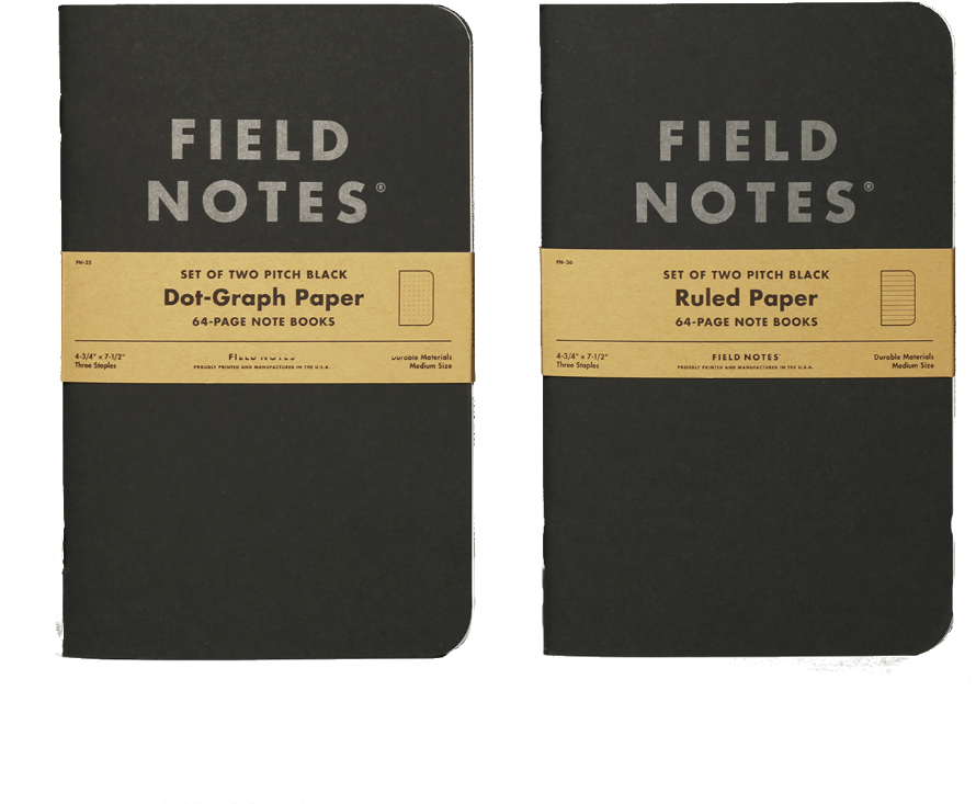 Field Notes Dot Graphand Ruled Paper Notebooks