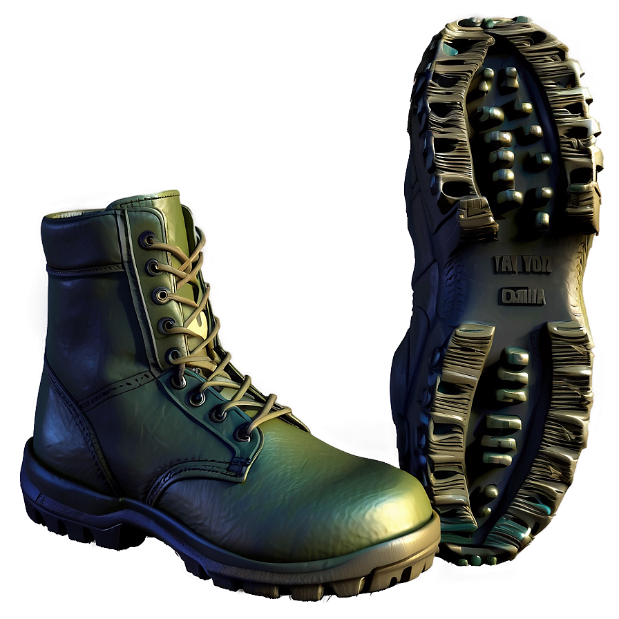 Field-ready Soldier Boots Png 06292024