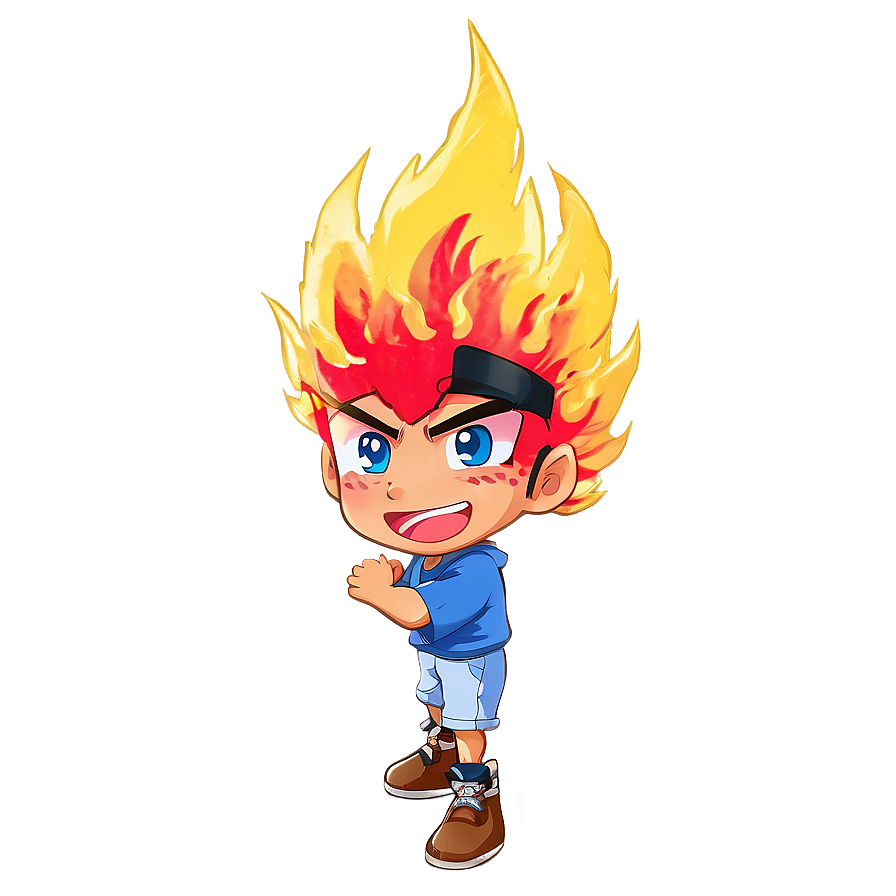 Fierce Anime Fire Wave Png Dei